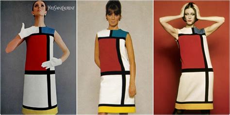 yves saint laurent mondrian collection.